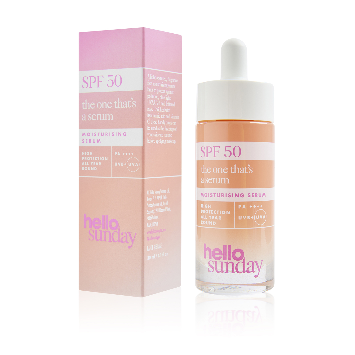 THE ONE THAT'S A SERUM SPF 50 (SERUM CON PROTECTOR SOLAR)